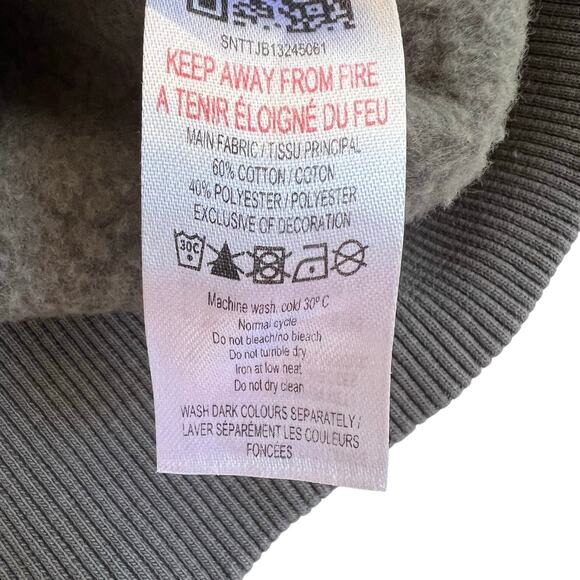 Sonneti London Kids/Junior Medium Charcoal Pullover Hoodie – Youth Size (10-12) - Picture 7 of 7